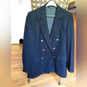 American Vintage Men’s Blue Formal Blazer Jacket